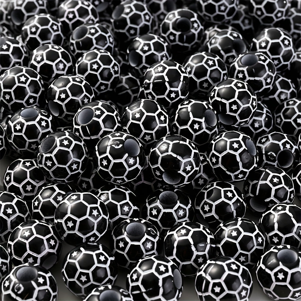 Sports Theme Acrylic Beads