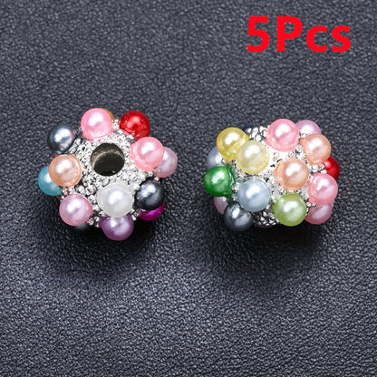 Round Alloy Spacer Beads