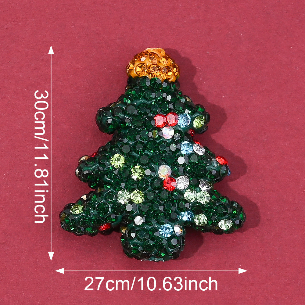 Christmas Tree Rhinestone Beads