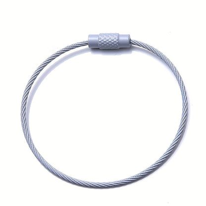 Large Round Stainless Steel Key Rings