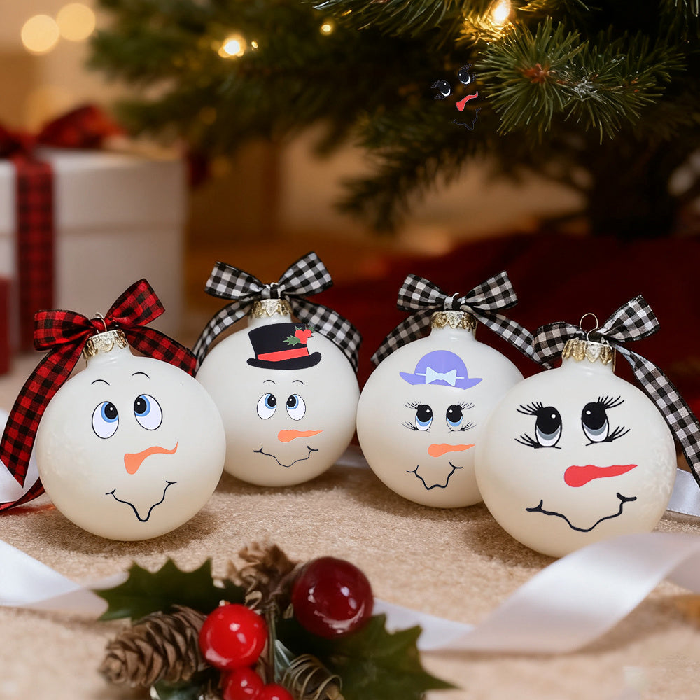 Snowman Emoji PVC Stickers