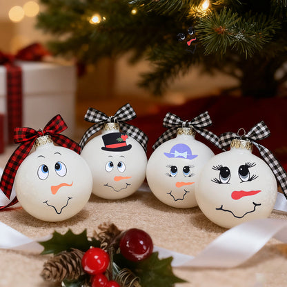 Snowman Emoji PVC Stickers