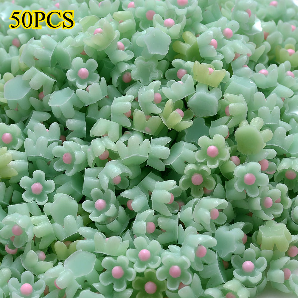 Cherry Blossom Resin Adhesive Beads