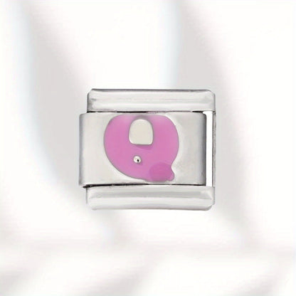 Colorful Stainless Steel Letter Bead