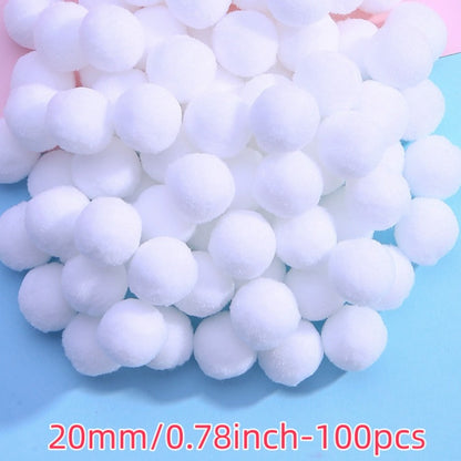 Rainbow Pom Pom Balls