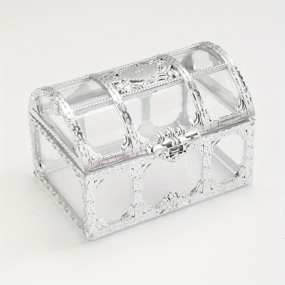 1pc Vintage Treasure Chest Storage Box