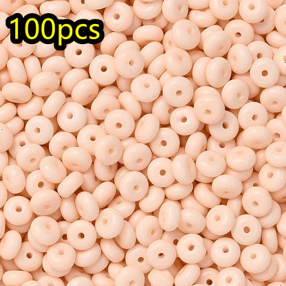 Macaron Glass Safety Buckle Beads