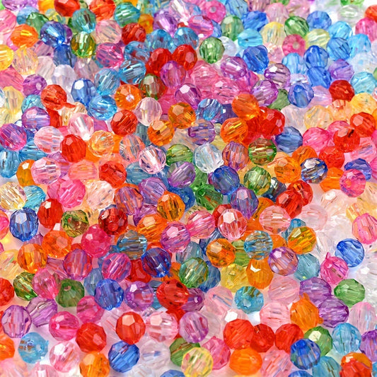 Multifaceted Acrylic Beads