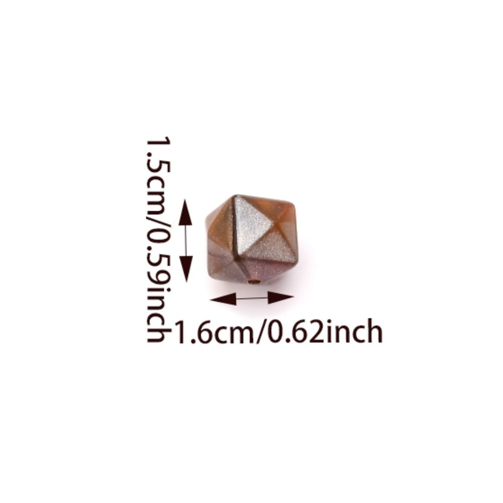 Colorful Alphabet Acrylic Beads