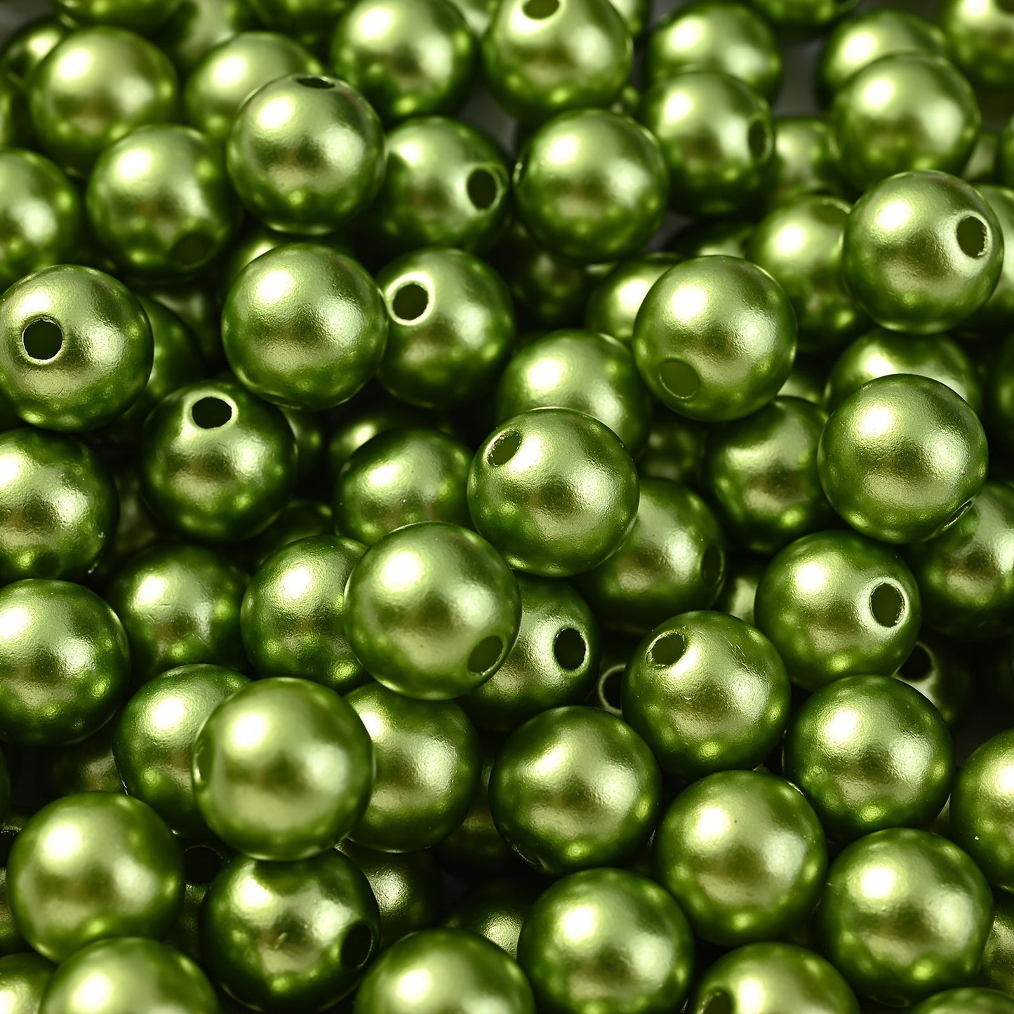 Colorful Imitation Pearl Acrylic Beads