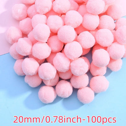 Rainbow Pom Pom Balls