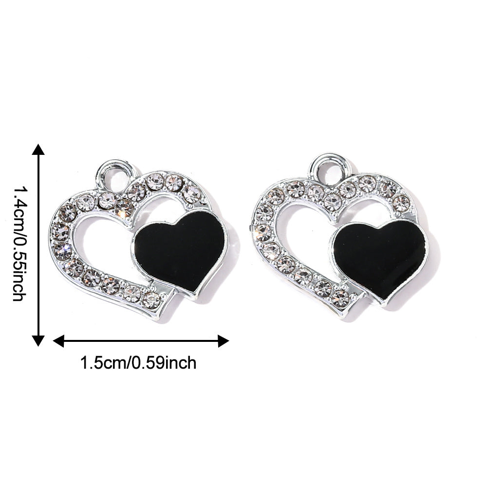 Valentine’s Day Heart Alloy Pendants