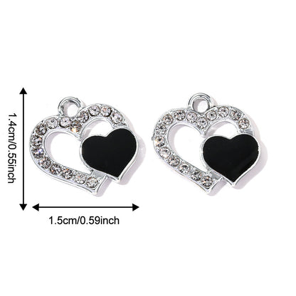Valentine’s Day Heart Alloy Pendants