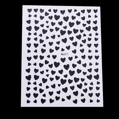 1PC 104×80mm Love-Themed Decorative Sticker
