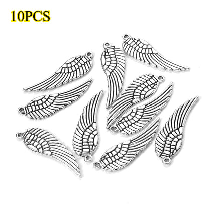 Vintage Alloy Wing Pendants