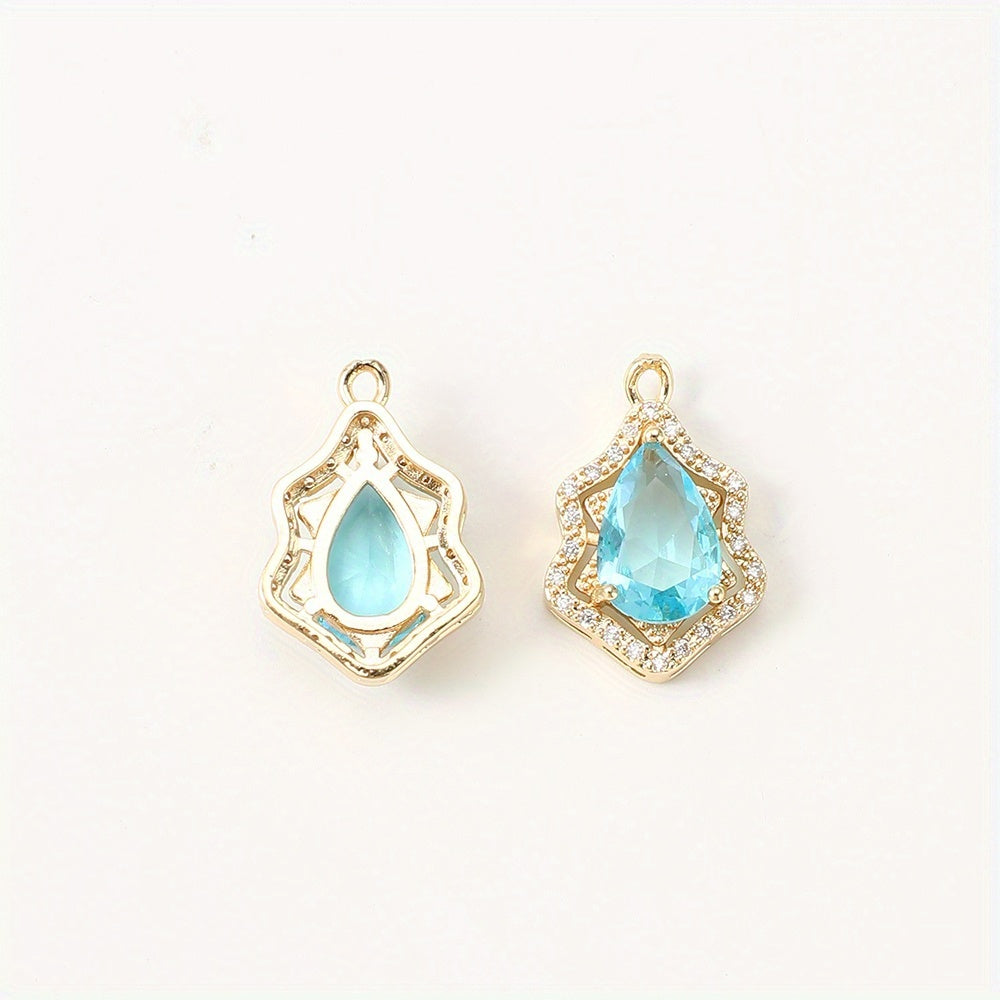 Glass Waterdrop Pendants
