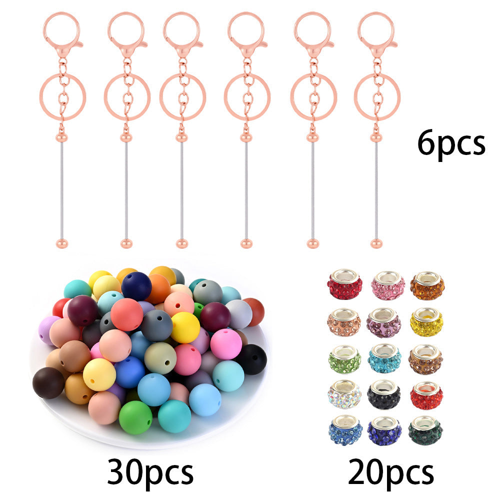 Beadable Keychain DIY Kit