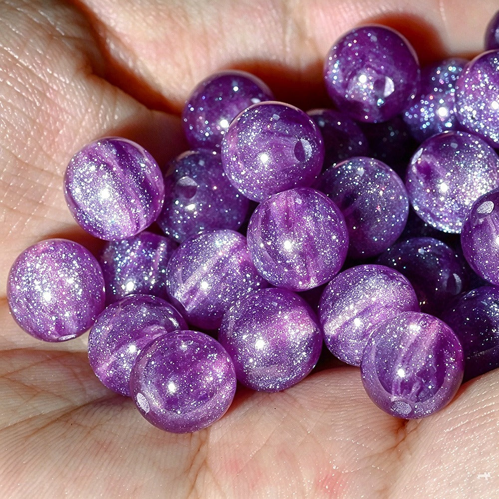 Starry Sky Glitter Beads