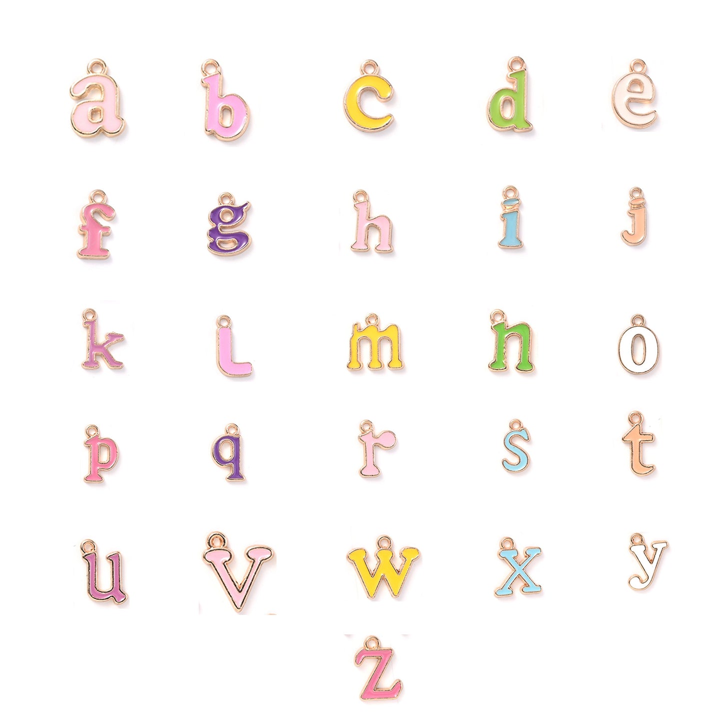 A-Z Letter Alloy Pendant Charms