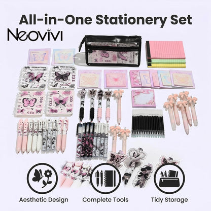 Butterfly Theme Writing Supplies Set