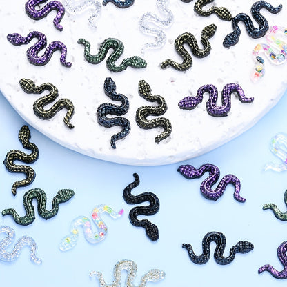 Serpentine Resin Nail Charms