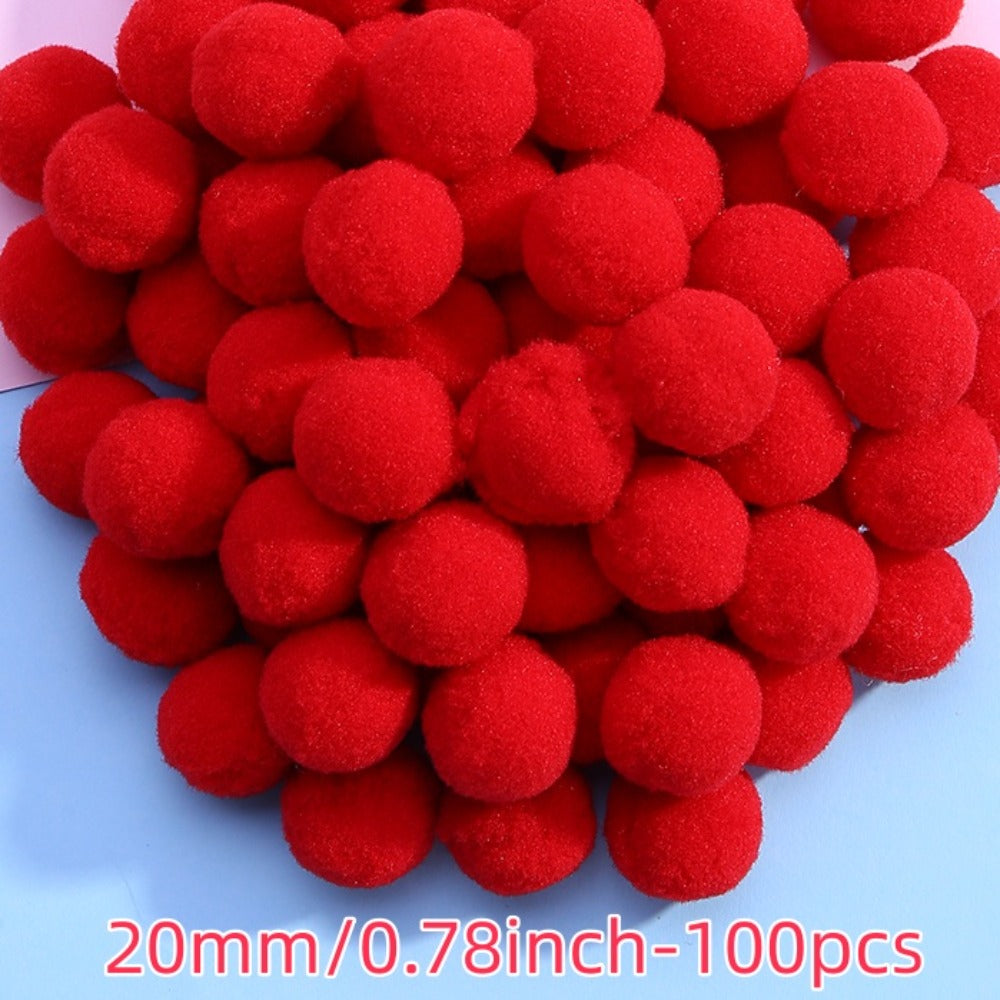 Rainbow Pom Pom Balls