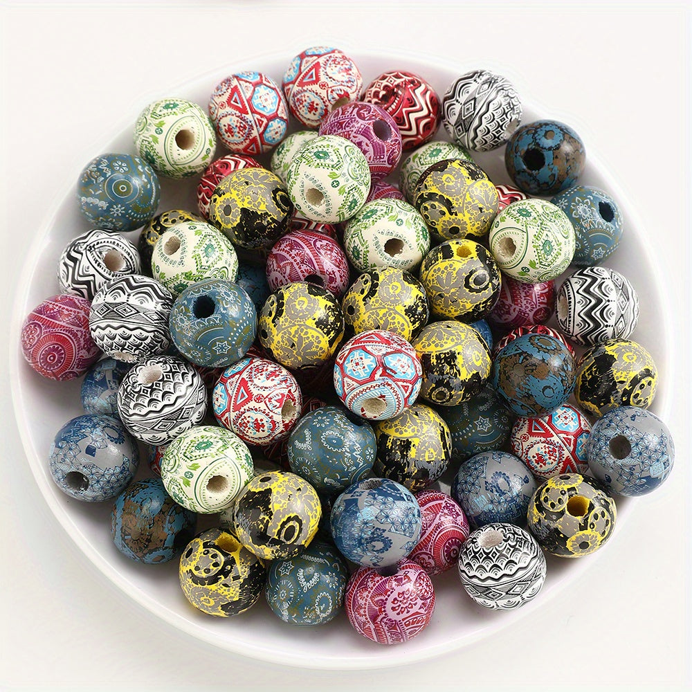 Bohemian Wooden Beads
