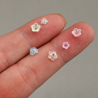 100/200pcs Tiny Valley Lily Flower Beads