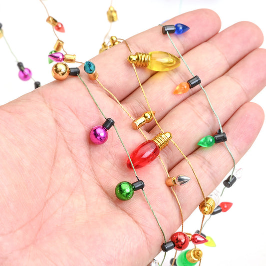 Christmas Colorful Bulb Bead String