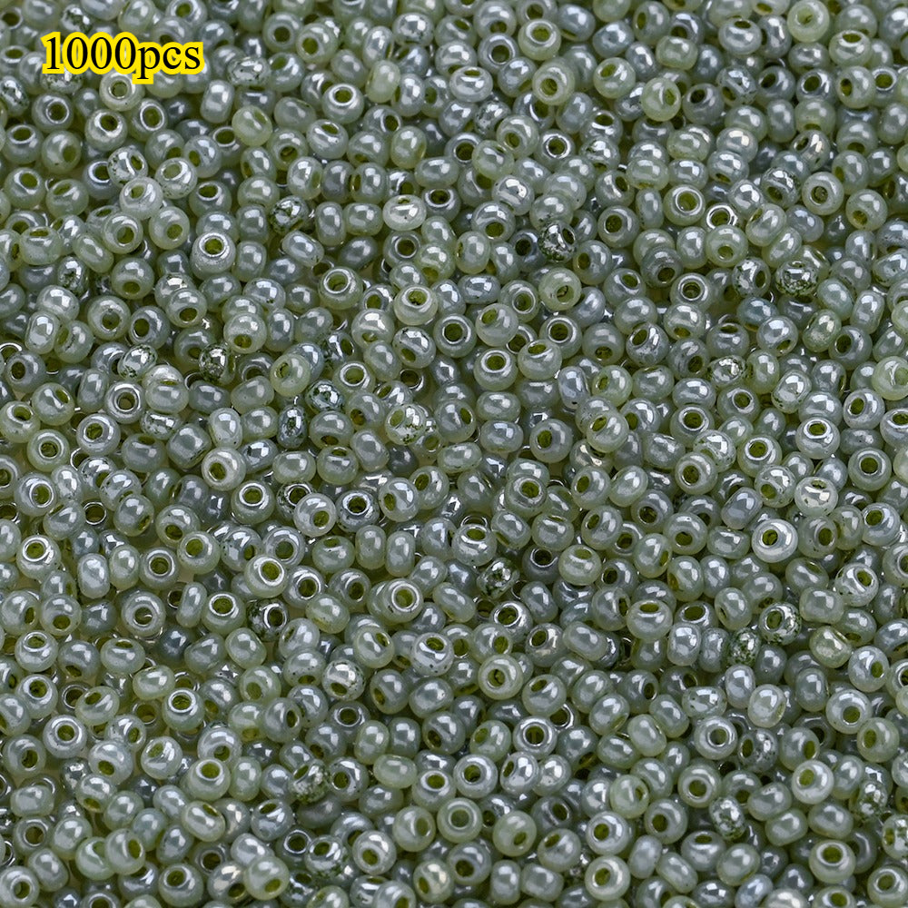 1000pcs 2mm Random Color Glass Seed Beads