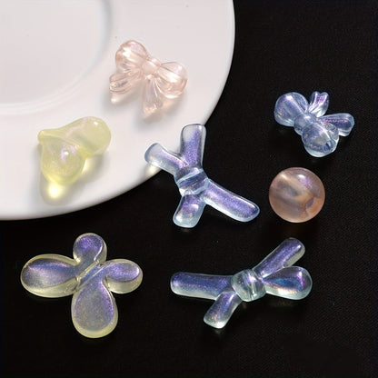 Butterfly Shape Acrylic Spacer Beads