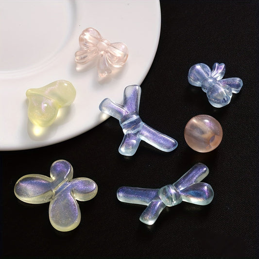 Butterfly Shape Acrylic Spacer Beads