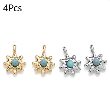 Sun and Moon Alloy Pendants