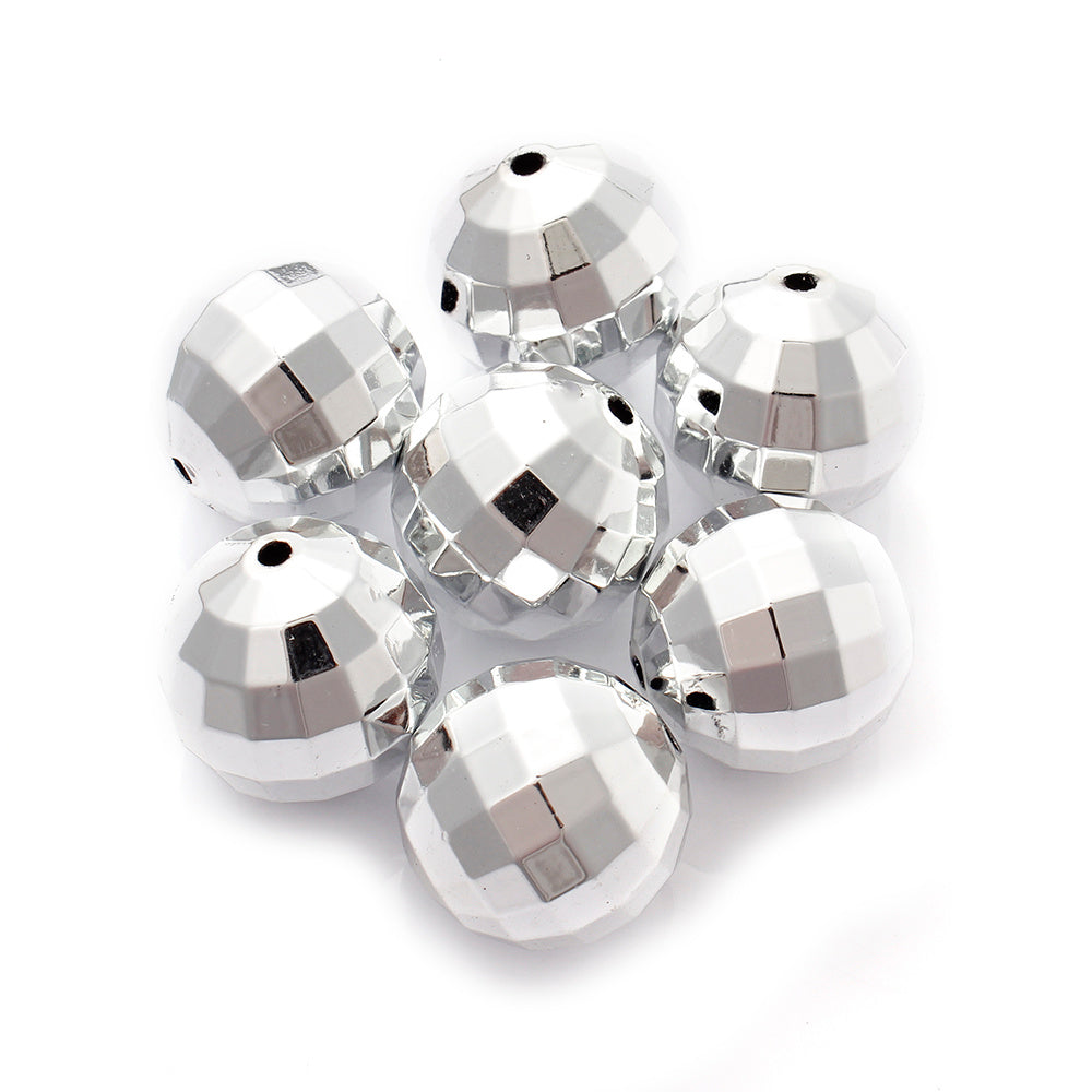 Earth Round Acrylic Beads