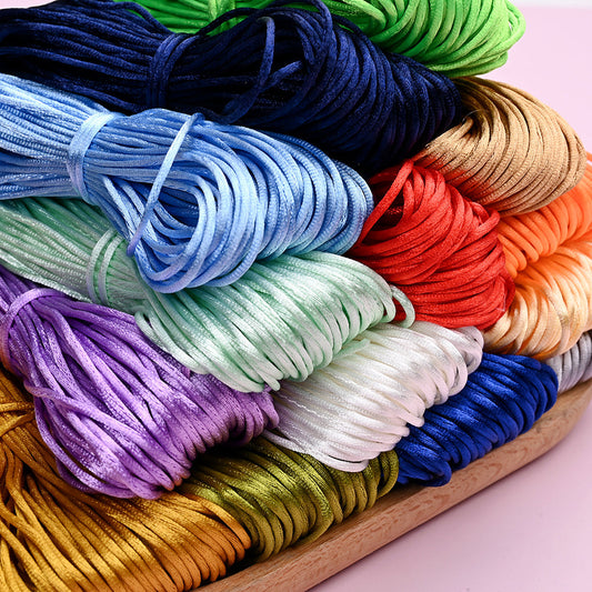 Random Color Chinese Knot Satin Cords