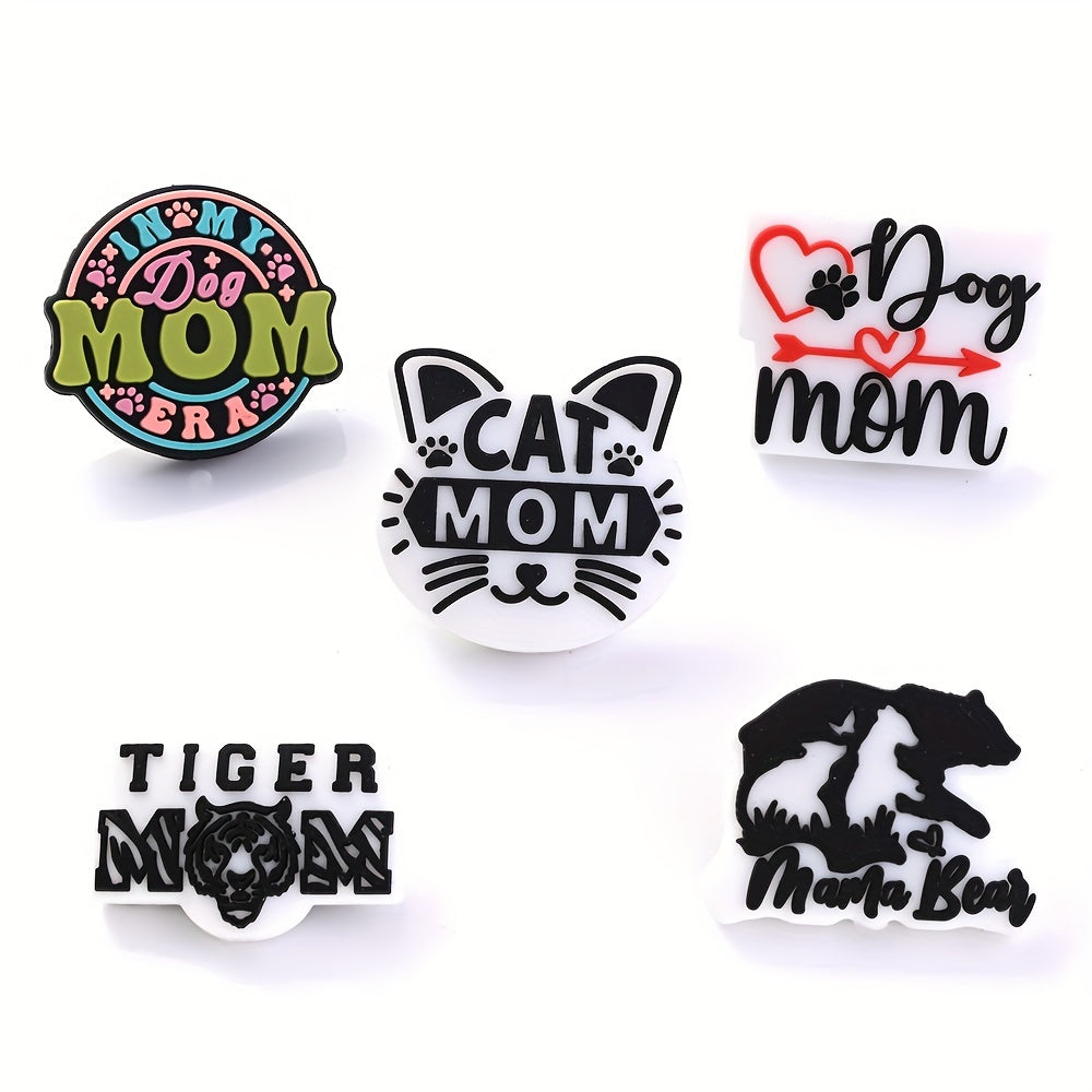 Silicone Alphabet Animal Beads Set