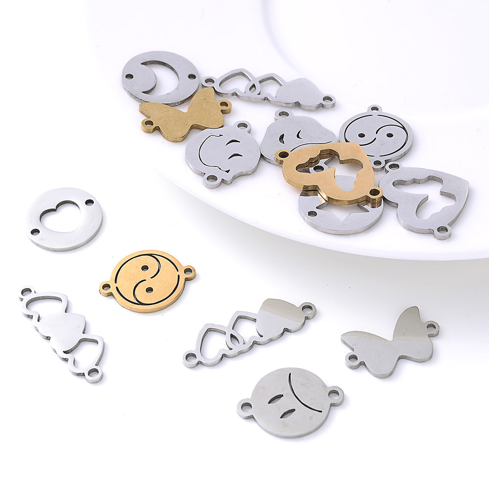Stainless Steel Heart Connectors