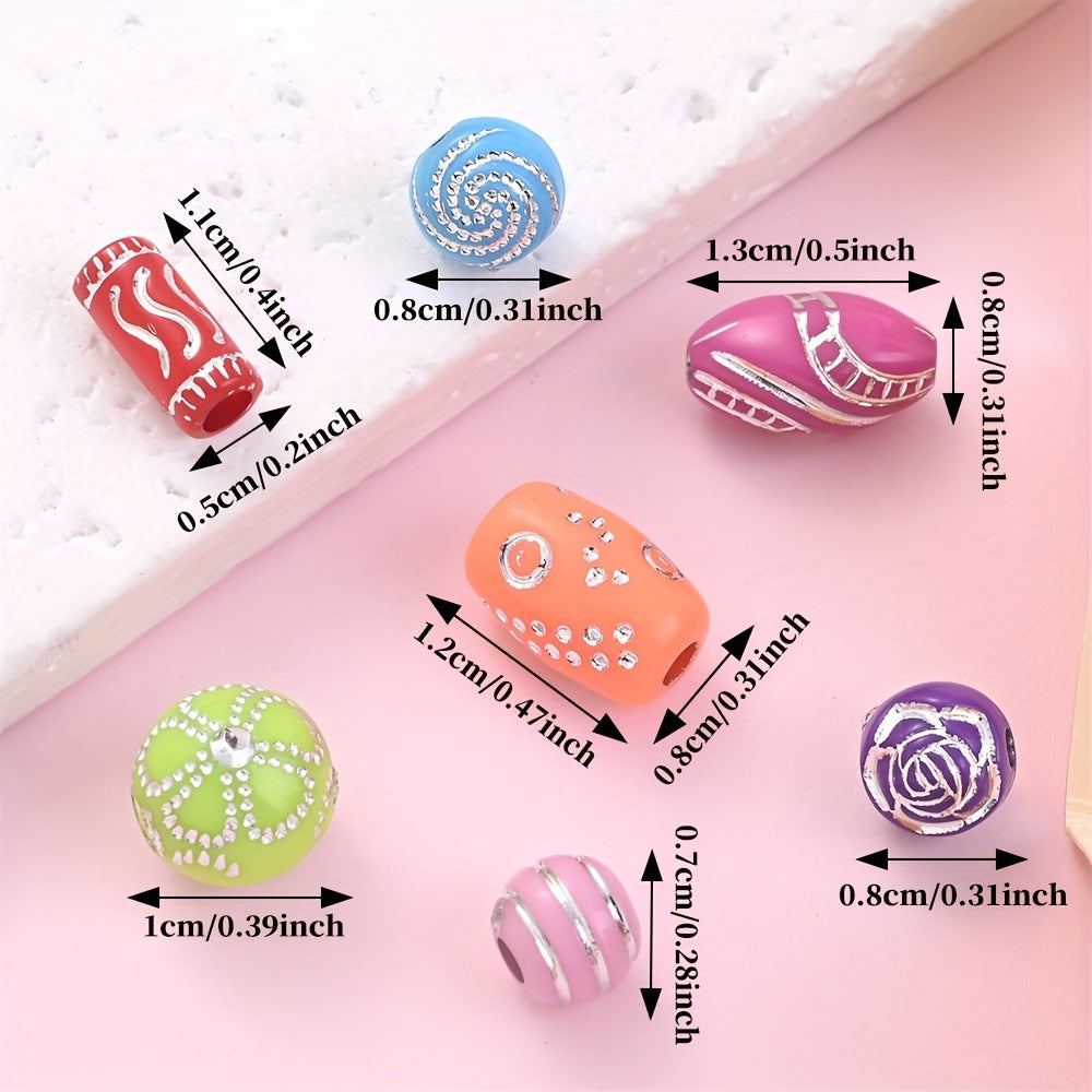 Irregular Shape Acrylic Beads