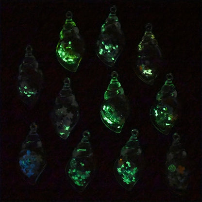 Luminous Transparent Resin Pendants