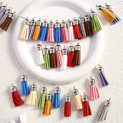 Colorful Polyester Tassel Pendants