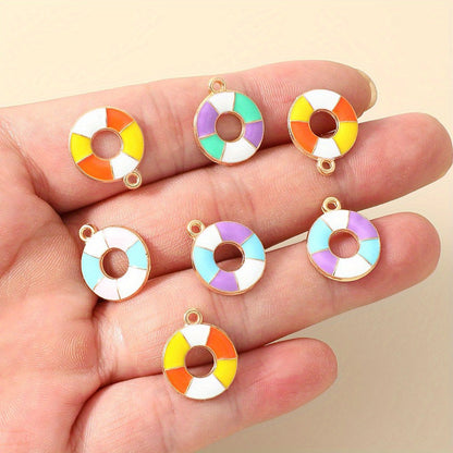 Life Buoy Drip Pendant Charms