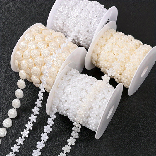 2M Faux Pearl Shell Garland Strand