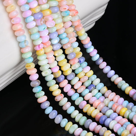 Translucent Abacus Wheel Beads