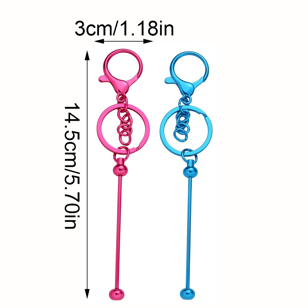 UV Metal Beadable Keychain Set