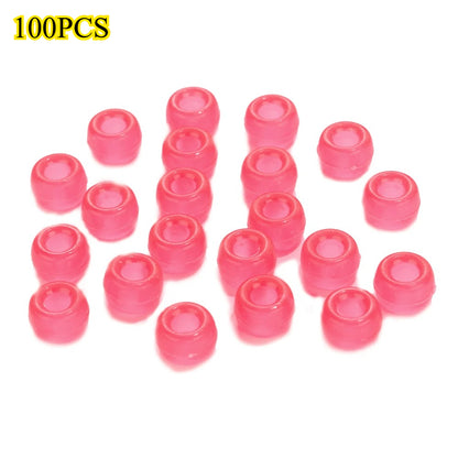 Glow-in-the-Dark Acrylic Barrel Beads