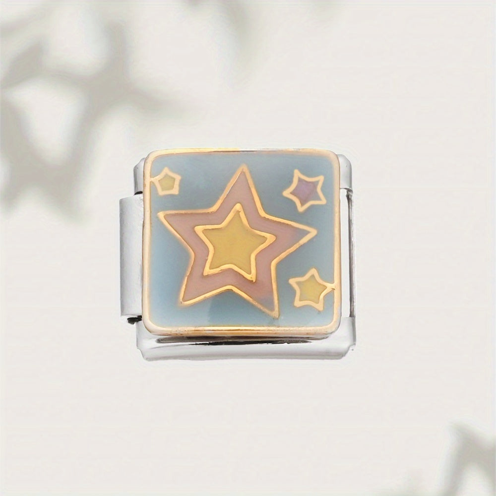 1pc Sun Star Moon Dark Cloud Television Charm Bead