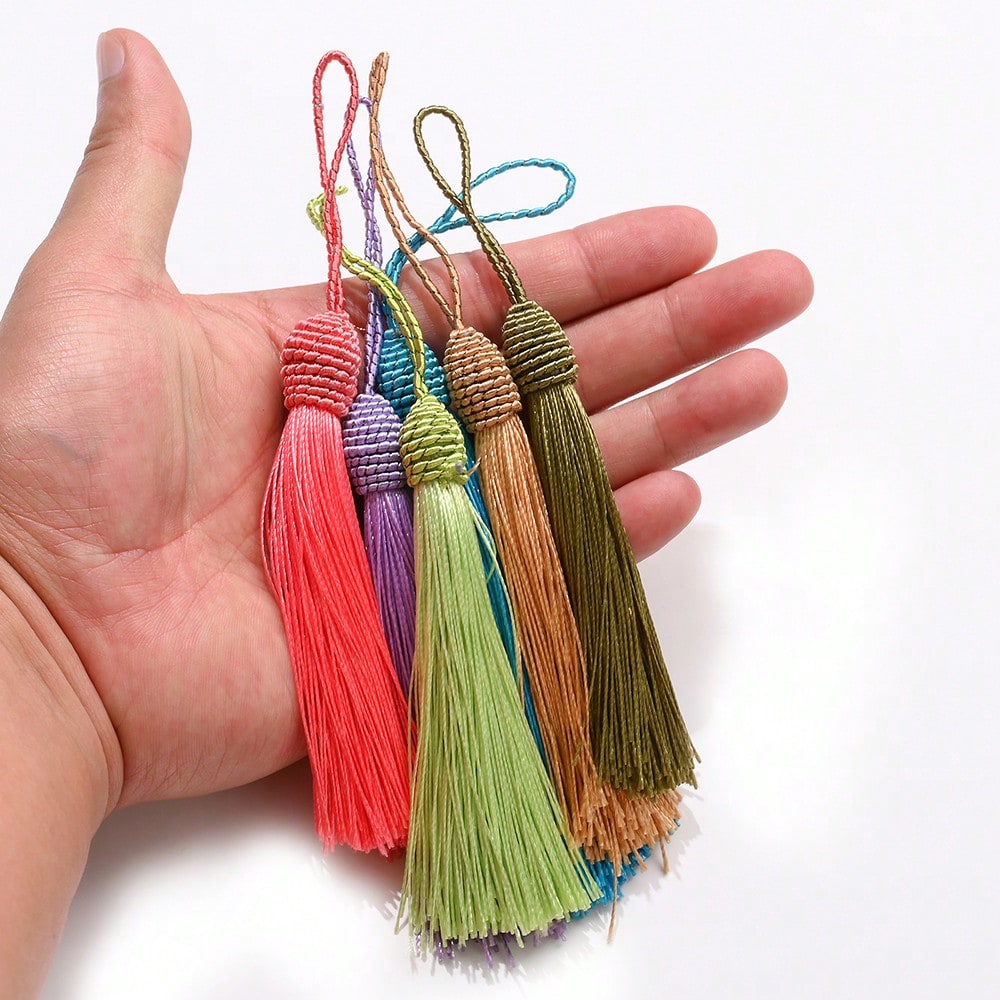 Bohemian Silky Tassel Pendants