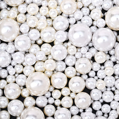 3300pcs 4-20mm Artificial Pearl Beads