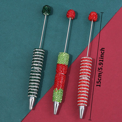 Christmas Beadable Ballpoint Pens