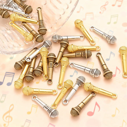 Microphone Alloy Pendants